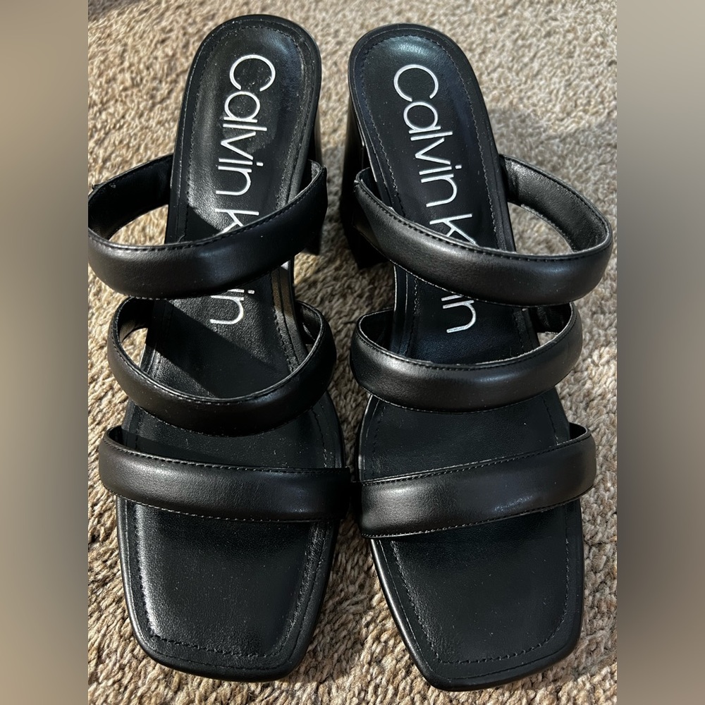 Calvin Klein strappy heels